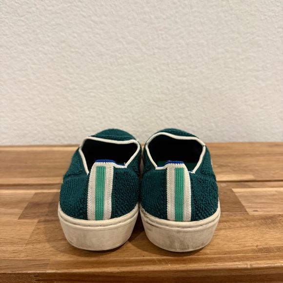Rothy’s- The Juniper Green Terry Slip On Sneakers- 6 - Picture 5 of 7